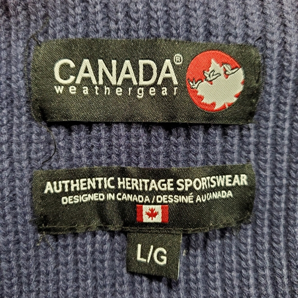 NEW Canada Weathergear Womens Puffer Quilted Sweater  Jacket Blue SIZE LARGE - Picture 6 of 13